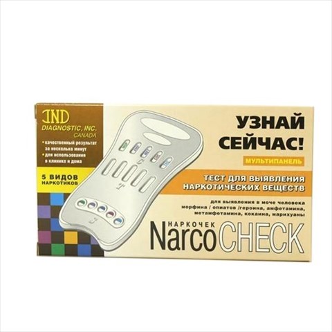 тест на наркотики иха-5-мульти (5 видов наркотиков в моче) фото