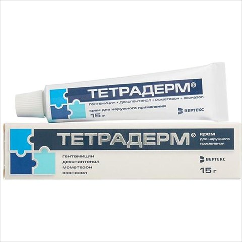 тетрадерм крем для наруж примен 15г фото