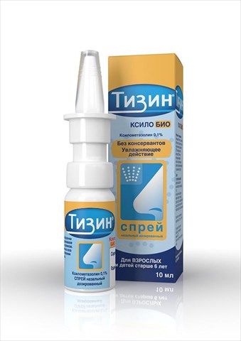 тизин ксило био спрей наз доз 0,1% 10мл фото