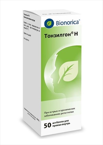 тонзилгон н капли для внутр примен 50мл фото
