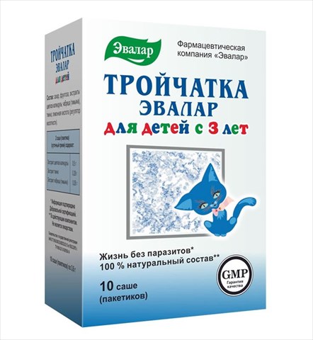 тройчатка эвалар для детей порошок n10 саше фото