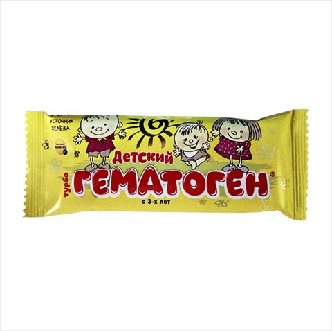 турбогематоген плитка 25г детский фото