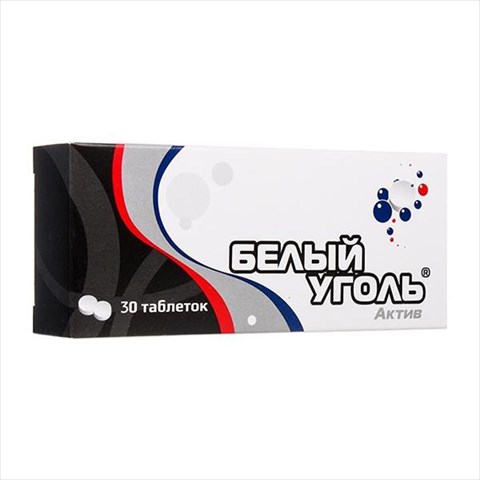 уголь белый актив таб 700мг n30 фото