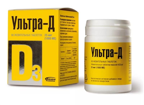 ультра-д n60 таблетки жевательные фото