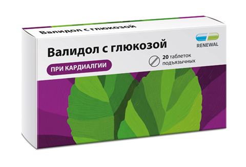 валидол с глюкозой-renewall таб подъязычн 60мг n20 фото