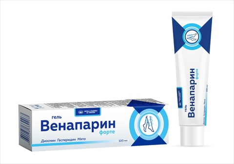 венапарин-форте гель для ног 100мл охлаждающий фото