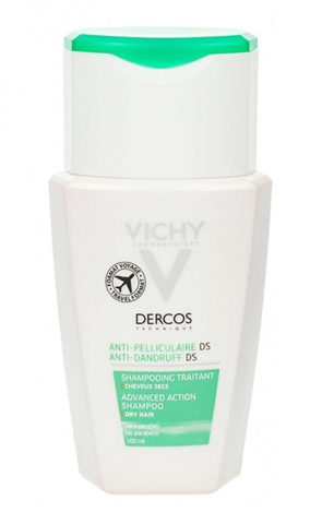 виши деркос шампунь-уход п/перхоти 100мл для сух кожи головы фото