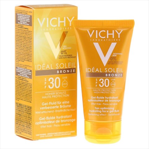 виши капиталь солей флюид-гель активатор загара spf30 50 мл фото