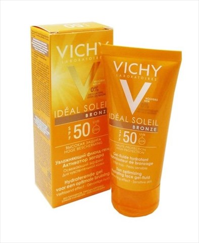 виши капиталь солей флюид-гель активатор загара spf50 50 мл фото