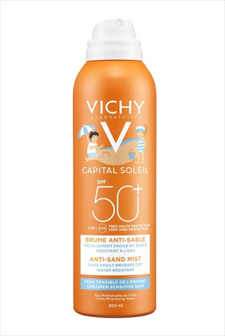 виши капитал солей спрей-вуаль для детей 200мл spf 50 плюс анти-песок фото