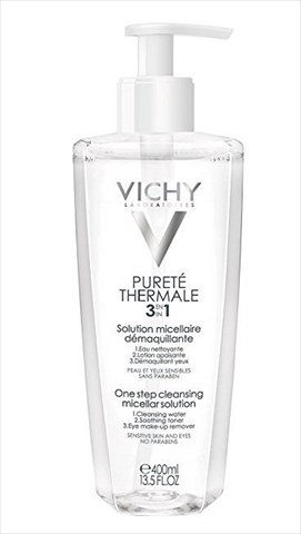 виши пюрте термаль лосьон мицеллярный для снятия макияжа с лица и глаз 400 мл фото