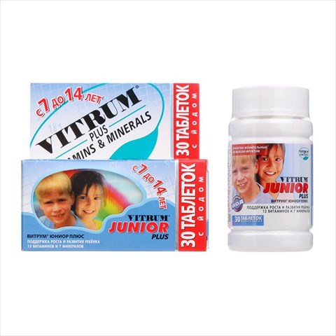 витрум юниор плюс таб жев n30 фото