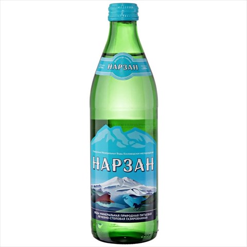 вода лечебно-столовая нарзан бут стекл 0,45л газ фото