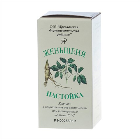 жень-шень настойка фл 50мл фото