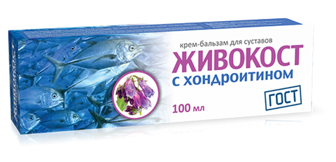 живокост с хондроитином гель-бальзам для суставов туба 100 мл фото