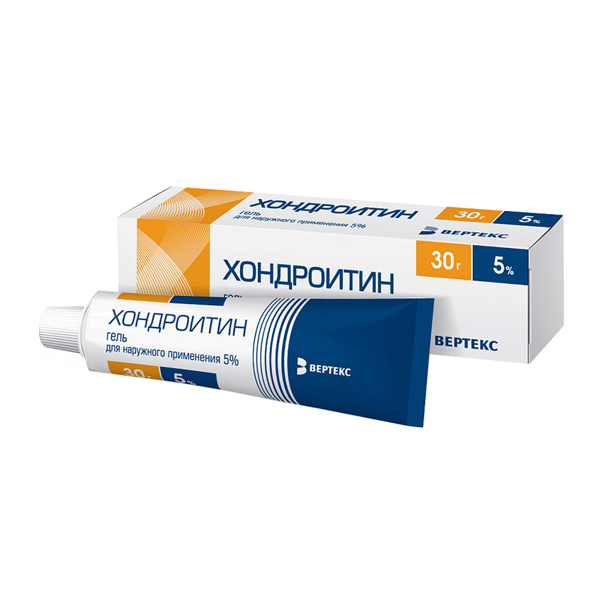 Хондроитин-вертекс гель для наружн примен 5% 30г цена 116 руб  .