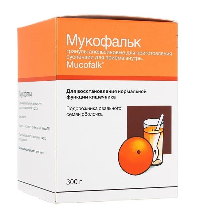 Мукофальк гранулы для приготовления суспензии 300 г банка цена 1698 руб .