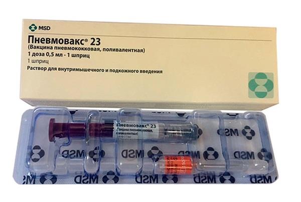 Пневмовакс 23 р-р для ин 0,5 мл/доза N1 шприц вакцина пневмококковая .